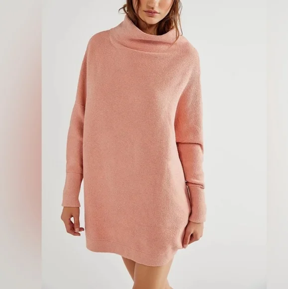 Free People Ottoman Slouchy Tunic Sweater Dress Size S - Picture 1 of 9